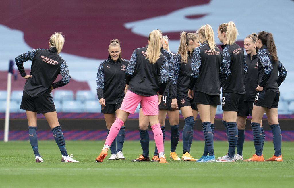 Manchester City will take on Barcelona in Italy in first leg of UWCL quarter-final