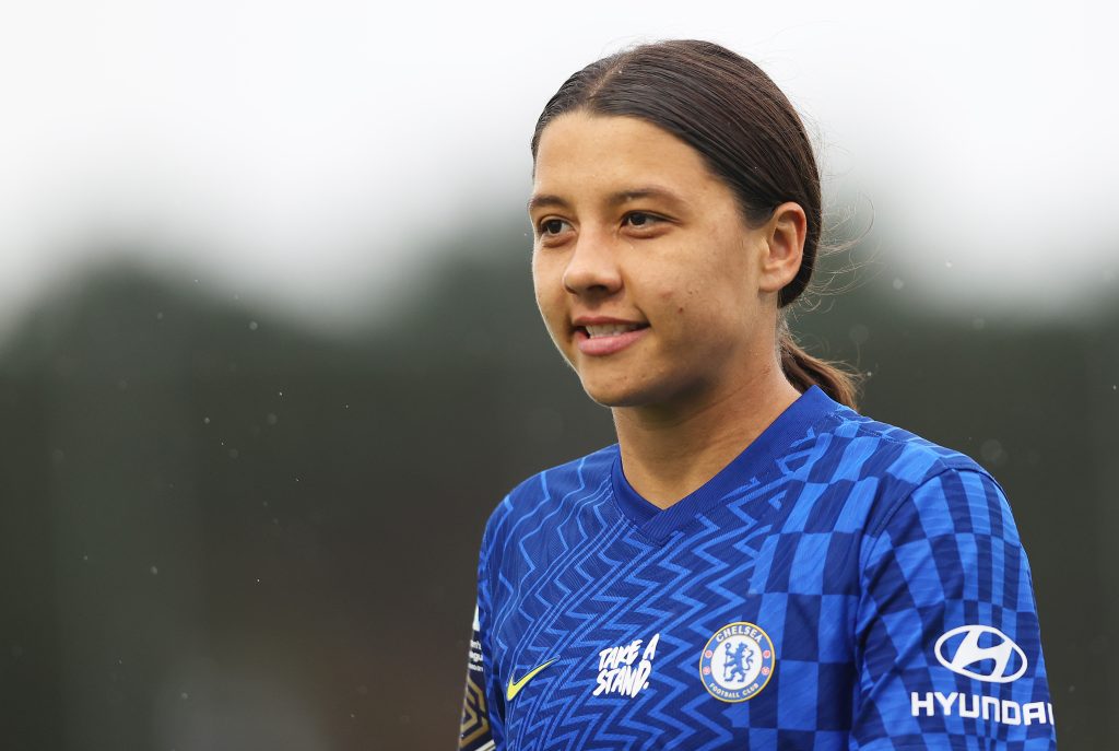 How does Chelsea forward Kerr’s FAWSL goal record compare to European football’s elite?