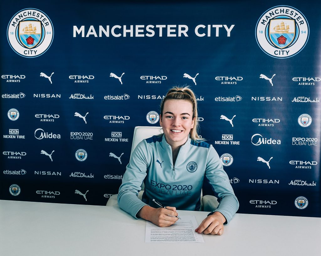 Manchester City forward Hemp signs new two-year deal
