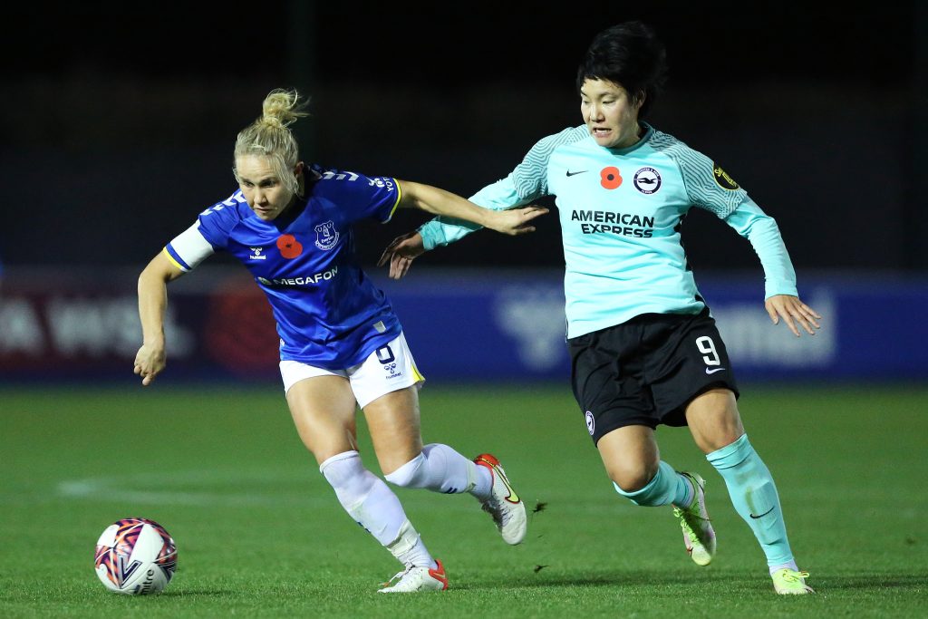 ‘Feed their passion’ – Bring young fans to WSL games this season says Everton’s Christiansen