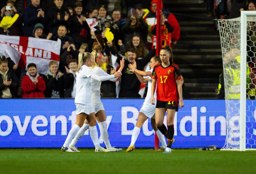 England ease to victory over Belgium to retain Arnold Clark Cup