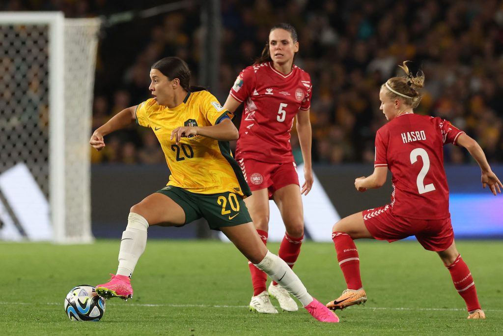 Chelsea’s Kerr relieved to return to action in Australia’s victory over Denmark