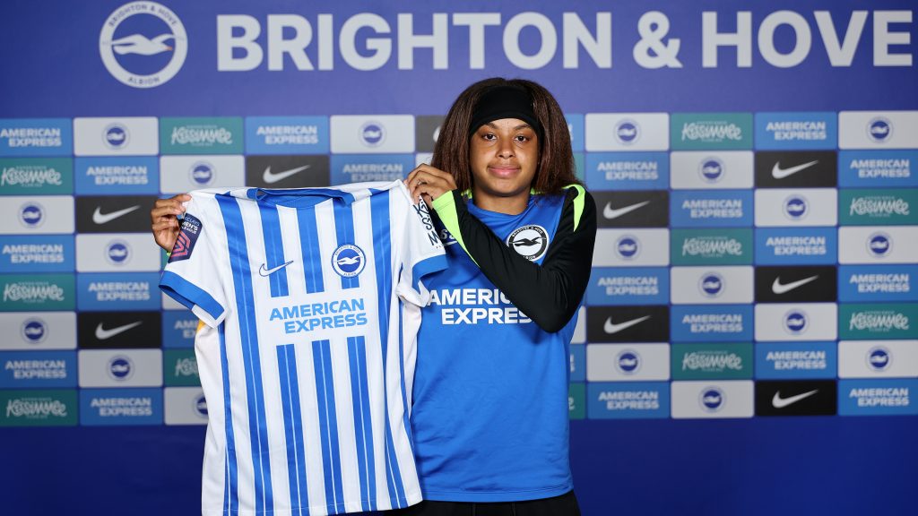 Brighton midfielder Johnson signs first professional deal
