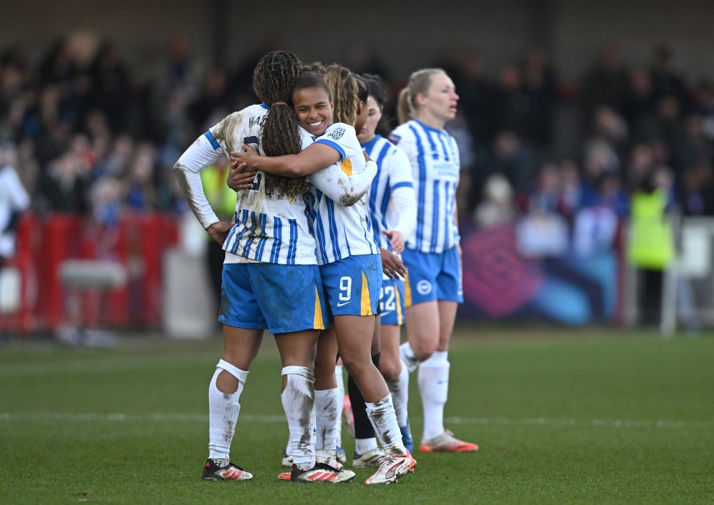 Brighton & Hove Albion hold WSL leaders Chelsea to hard-fought draw